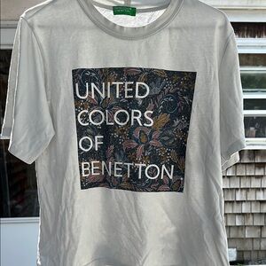 United Colors of Benetton White Short Sleeve Tee